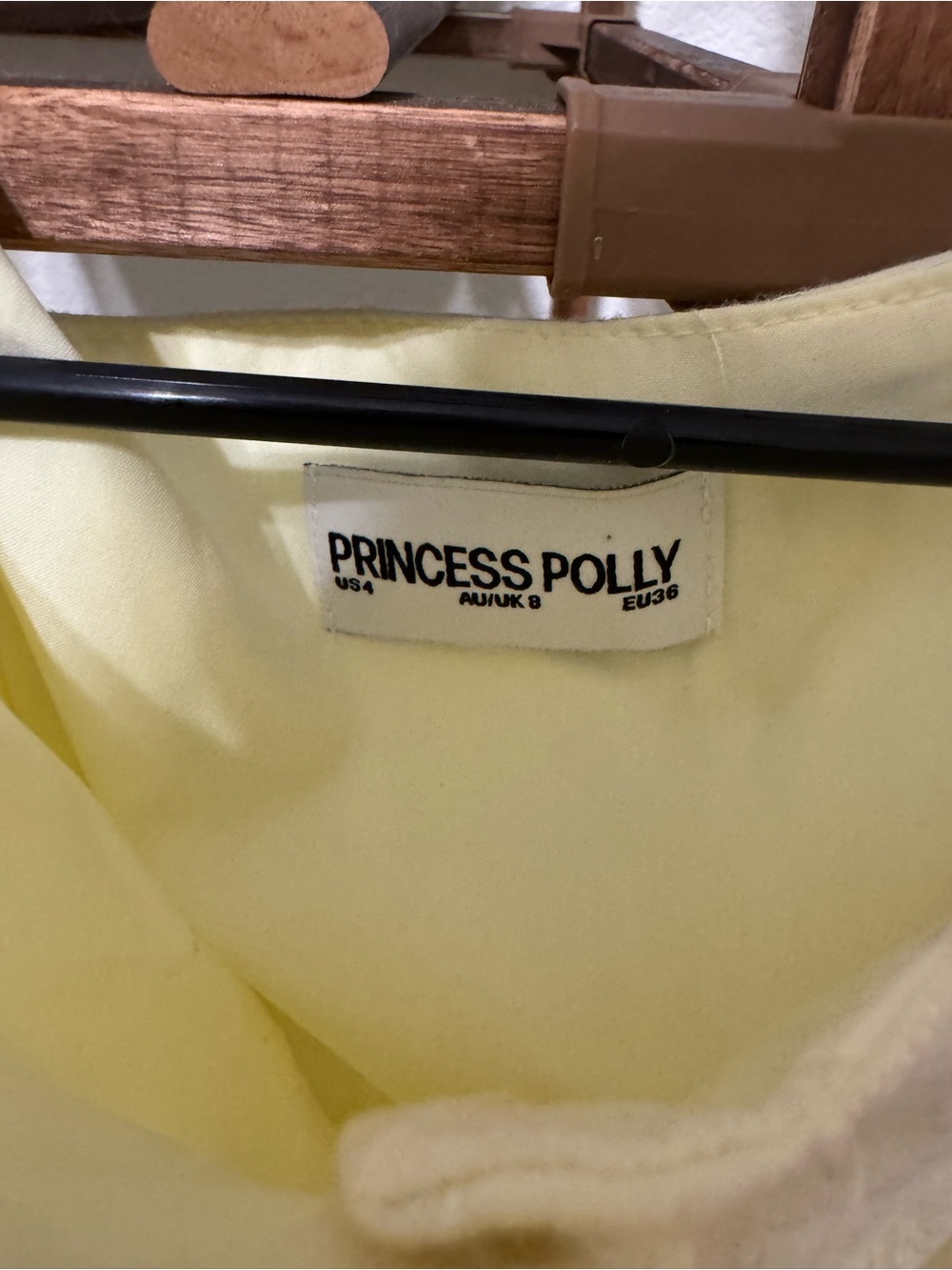Princess Polly Butter Yellow Mini Dress - Picture 5 of 5